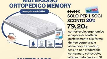 Offerta per Chimera - Materasso Ortopedico Memory a 79,2€ in Ipercoop