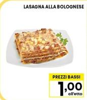 Offerta per Lasagne a 1€ in Pam