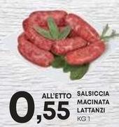 Offerta per Lattanzi - Salsiccia Macinata a 0,55€ in Pam