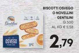 Offerta per Gentilini - Biscotti Osvego O Novellini a 2,79€ in Pam