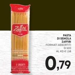 Offerta per Zaffiri - Pasta Di Semola a 0,79€ in Pam