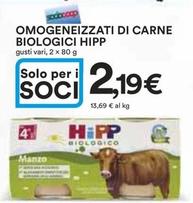 Offerta per Hipp - Omogeneizzati Di Carne Biologici a 2,19€ in Ipercoop