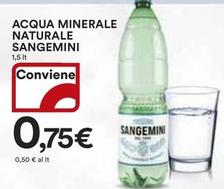 Offerta per Sangemini - Acqua Minerale Naturale a 0,75€ in Ipercoop