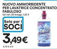 Offerta per Fabuloso - Nuovo Ammorbidente Per Lavatrice Concentrato a 3,49€ in Ipercoop