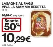 Offerta per Beretta - Lasagne Al Ragù Viva La Mamma a 10,29€ in Ipercoop