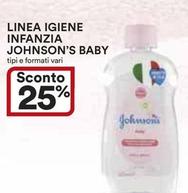 Offerta per Johnson's Baby - Linea Igiene Infanzia in Ipercoop