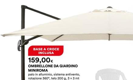 Offerta per Ombrellone Da Giardino Miniroma a 159€ in Ipercoop