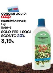 Offerta per Coop - Concimi Liquidi a 3,19€ in Ipercoop