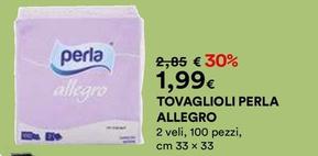 Offerta per Perla - Allegro Tovaglioli a 1,99€ in Ipercoop