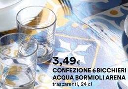 Offerta per Bormioli Rocco - Arena Confezione 6 Bicchieri Acqua a 3,49€ in Ipercoop
