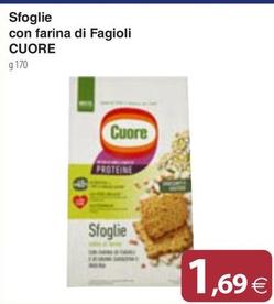 Offerta per Cuore - Sfoglie Con Farina Di Fagioli a 1,69€ in Docks Market
