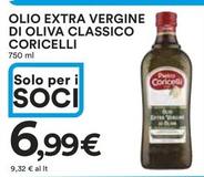 Offerta per Pietro Coricelli - Olio Extra Vergine Di Oliva Classico a 6,99€ in Ipercoop