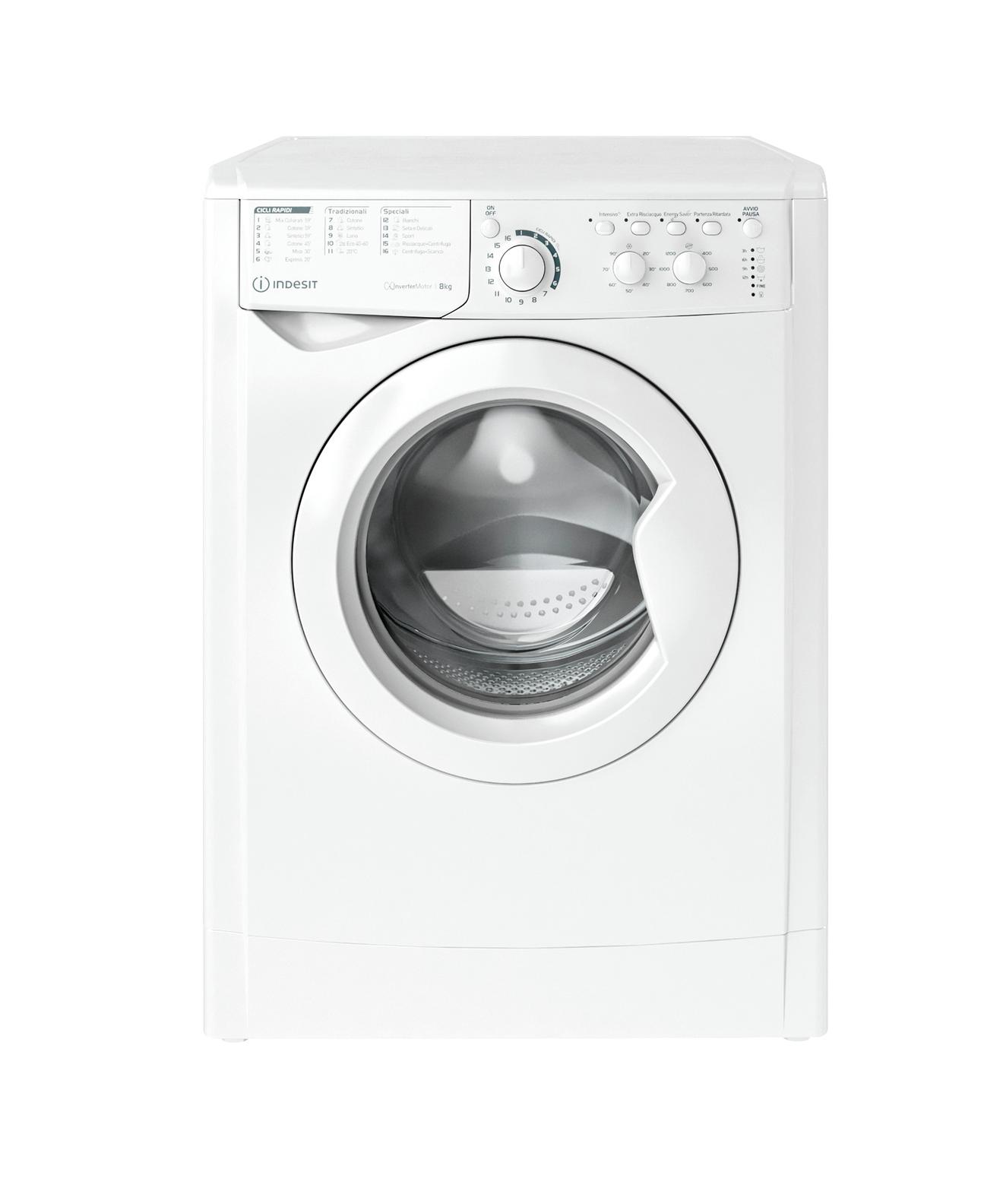 Offerta per Indesit - EWC 81284 W IT lavatrice Caricamento frontale 8 kg 1200 Giri/min Bianco a 289€ in Ipercoop