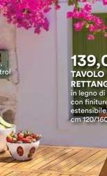 Offerta per Coop - Tavolo Rettangolare a 139€ in Ipercoop