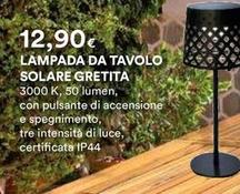 Offerta per Lampada Da Tavolo Solare Gretita a 12,9€ in Ipercoop
