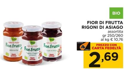 Offerta per Rigoni Di Asiago - Fior Di Frutta a 2,69€ in Alì e Alìper