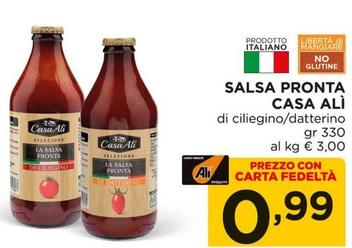Offerta per Casa Alì - Salsa Pronta a 0,99€ in Alì e Alìper