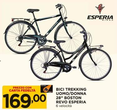 Offerta per Esperia - Bici Trekking Uomo/Donna 28" Boston Revo a 169€ in Alì e Alìper