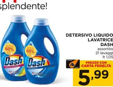 Offerta per Dash - Detersivo Liquido Lavatrice a 5,99€ in Alì e Alìper