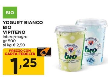 Offerta per Vipiteno - Yogurt Bianco Bio a 1,25€ in Alì e Alìper
