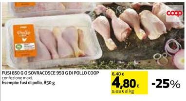 Offerta per Coop - Fusi O Sovracosce Di Pollo a 4,8€ in Ipercoop