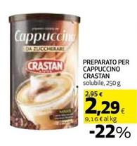 Offerta per Crastan - Preparato Per Cappuccino a 2,29€ in Coop
