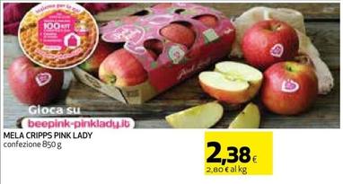 Offerta per Pink Lady - Mela Cripps a 2,38€ in Coop