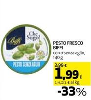 Offerta per Biffi - Pesto Fresco Con O Senza Aglio a 1,99€ in Coop