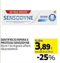 Offerta per Sensodyne - Dentifricio Ripara E Proteggi a 3,89€ in Coop