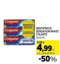 Offerta per Colgate - Dentifricio Sensation White a 4,99€ in Coop