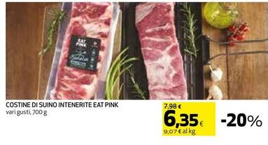 Offerta per Eat Pink - Costine Di Suino Intenerite a 6,35€ in Coop