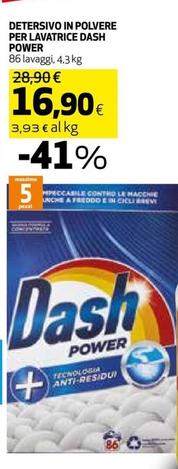 Offerta per Dash - Power Detersivo In Polvere Per Lavatrice a 16,9€ in Coop