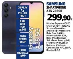 Offerta per Samsung - Smartphone A25 256GB a 299,9€ in Ipercoop