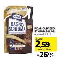 Offerta per Mil Mil - Ricarica Bagno Schiuma a 2,59€ in Ipercoop