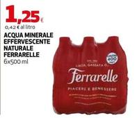 Offerta per Ferrarelle - Acqua Minerale Effervescente Naturale a 1,25€ in Ipercoop