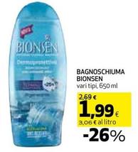 Offerta per Bionsen - Bagnoschiuma a 1,99€ in Ipercoop