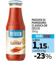 Offerta per De Cecco - Passata Di Pomodoro Classica a 1,15€ in Ipercoop