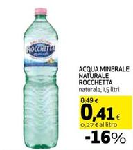Offerta per Rocchetta - Acqua Minerale Naturale a 0,41€ in Coop