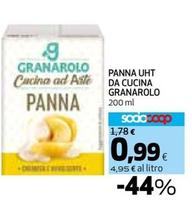 Offerta per Granarolo - Panna UHT Da Cucina a 0,99€ in Coop