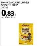 Offerta per Coop - Panna Da Cucina UHT Gli Spesotti a 0,83€ in Coop