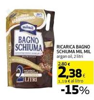 Offerta per Mil Mil - Ricarica Bagno Schiuma a 2,38€ in Ipercoop