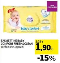 Offerta per Fresh & Clean - Salviettine Baby Comfort a 1,9€ in Ipercoop