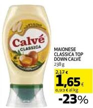 Offerta per Calvè - Maionese Classica Top Down a 1,65€ in Coop