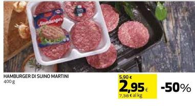 Offerta per Martini - Hamburger Di Suino a 2,95€ in Ipercoop