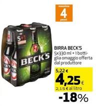 Offerta per Becks - Birra a 4,25€ in Coop