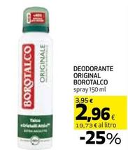 Offerta per Borotalco - Deodorante Original a 2,96€ in Coop
