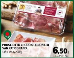 Offerta per San Patrignano - Prosciutto Crudo Stagionato a 6,5€ in Ipercoop