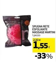 Offerta per Martini - Spugna Rete Esfoliante Massage a 1,55€ in Ipercoop
