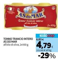 Offerta per Asdomar - Tonno Trancio Intero a 4,79€ in Coop