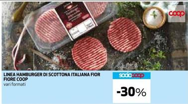 Offerta per Fior Fiore Coop - Linea Hamburger Di Scottona Italiana in Coop